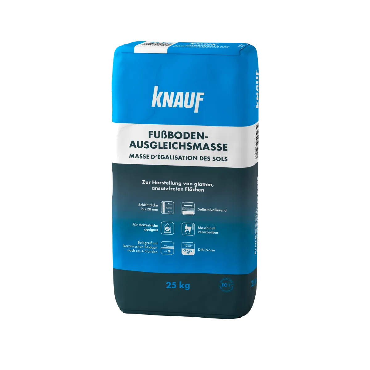 Knauf - Fußbodenausgleichsmasse - 4006379145171_Fussbodenausgleichsmasse_front_25kg