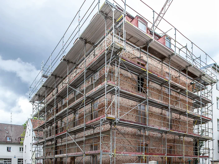 Referenz Wagnerstraße Außenansicht Rohbau