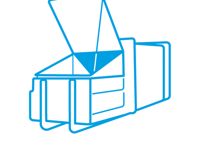 Recycling glaswol Nederland perscontainer