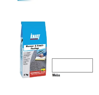 Knauf - Marmor- & Granit- Fuge - 403588_Marmor & Granit Fuge biela 5 kg