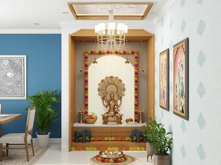Trần thạch cao phòng thờ - 2