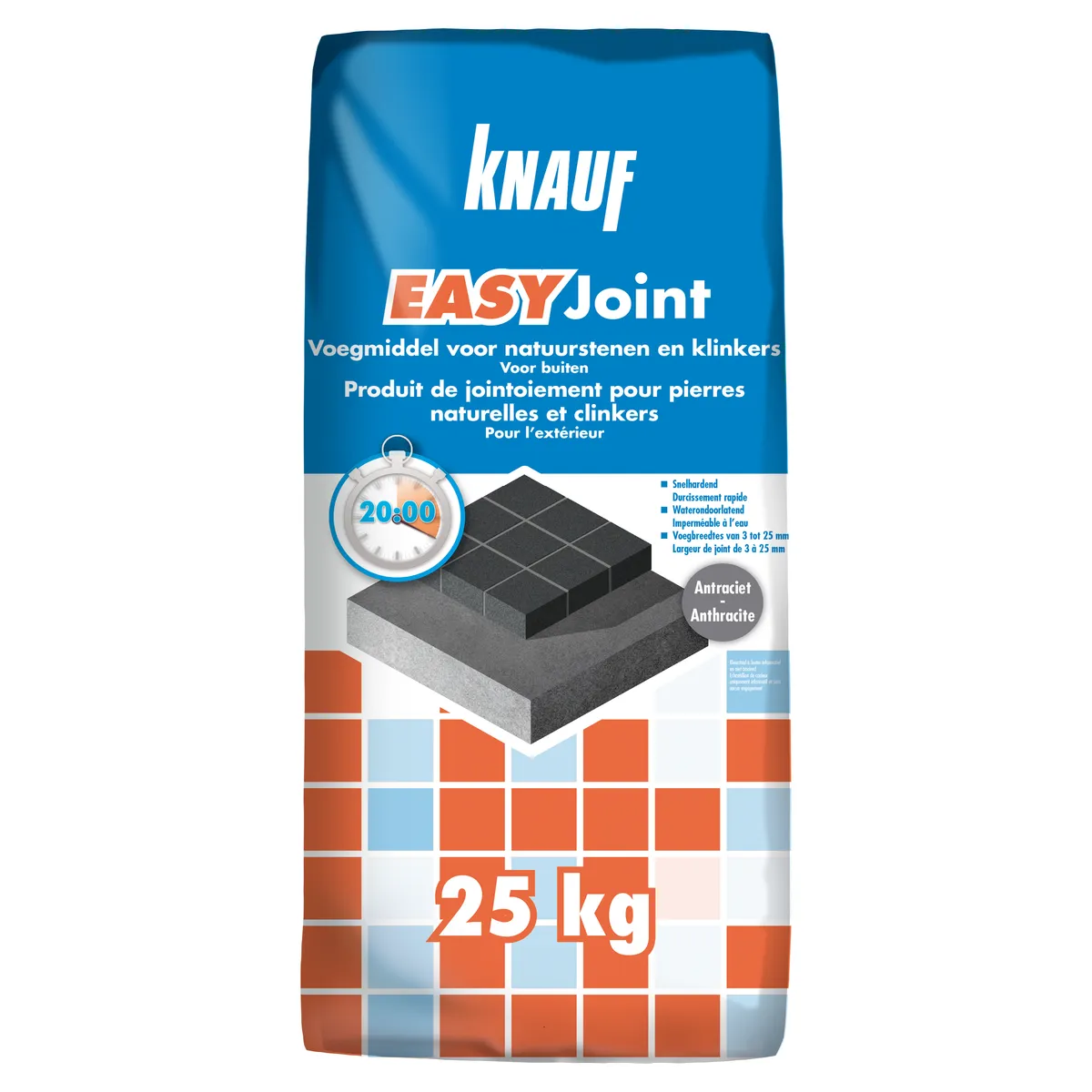 Knauf - EasyJoint - Easy Joint anthracite_25kg_PACK-PROD_C1N1