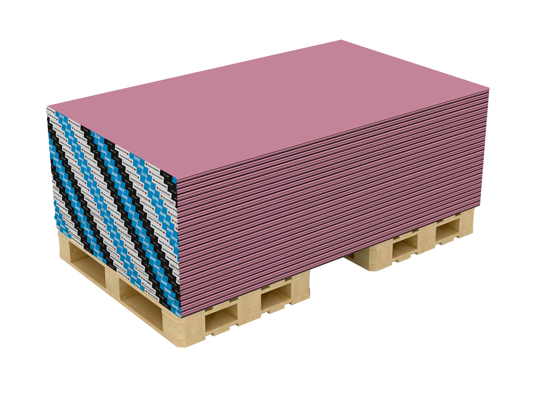 Fire resistant board pallet - isolated