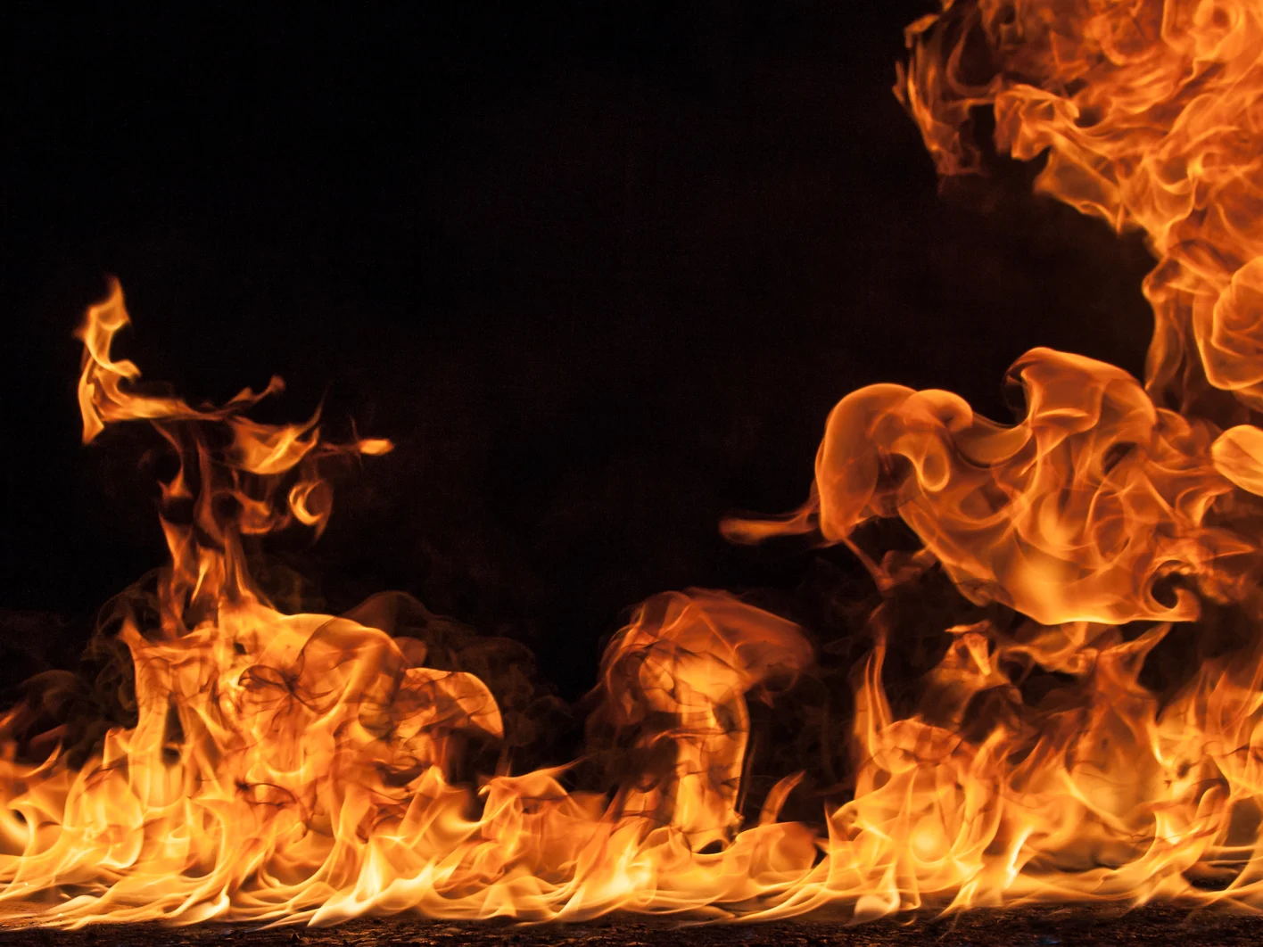 Fire flames background