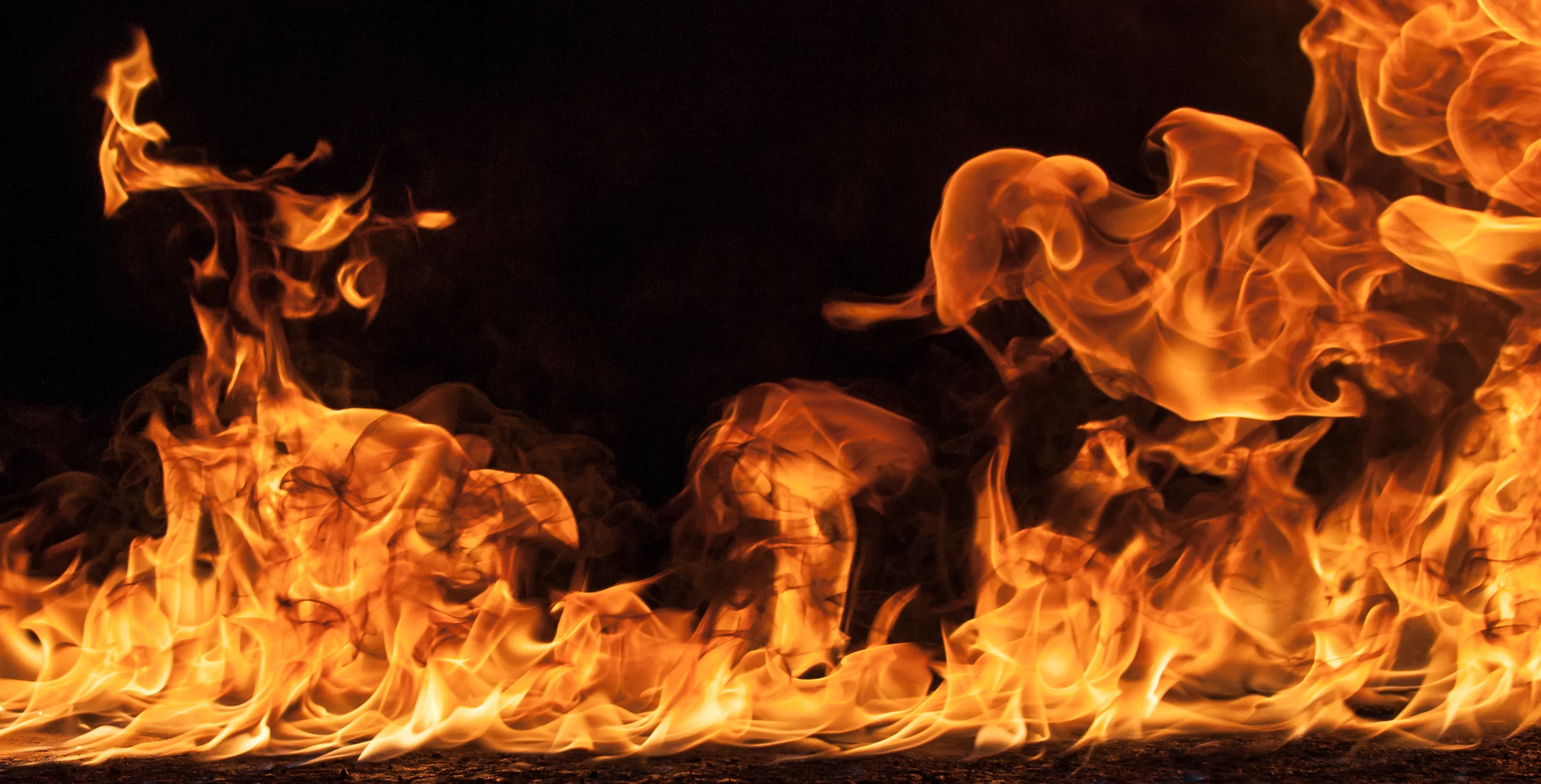 Fire flames background