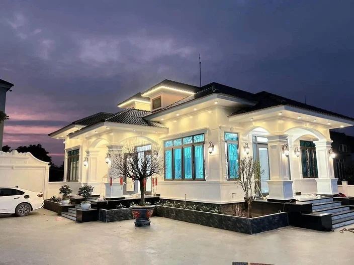 Nhà cấp 4 mái nhật 4 phòng ngủ