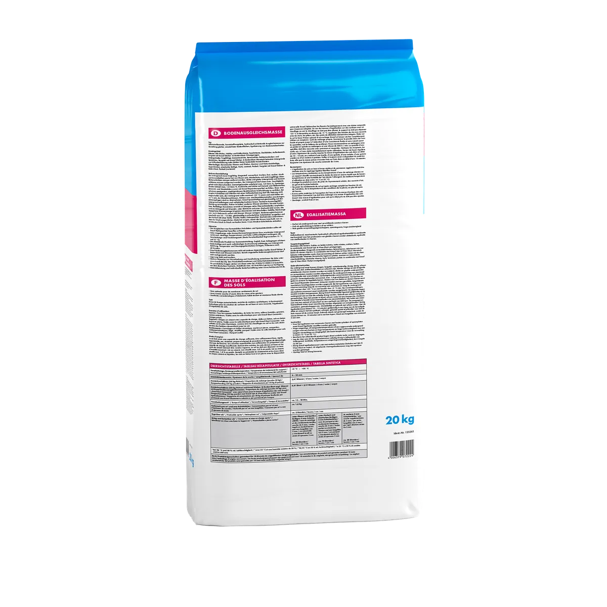 Knauf - Bodenausgleichsmasse - 4006379072224_Bodenausgleichsmasse_back_20kg