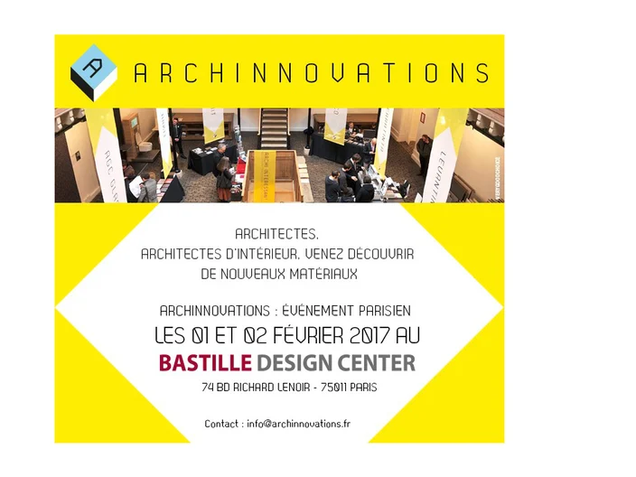 archinovations invitation 2017 février paris