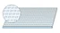 Knauf - Cleaneo Tape Board 8/18 Q 12,5 - Cleaneo Gerade Quadratlochung