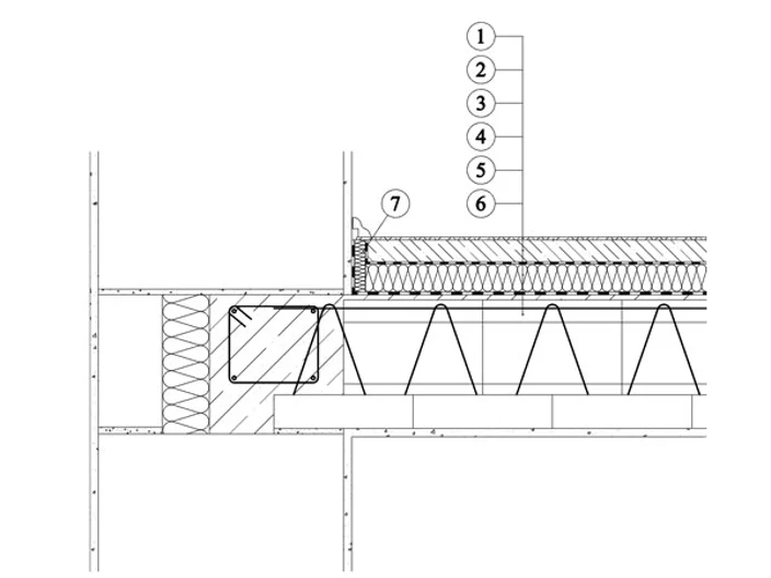 Podlaha CAD detail