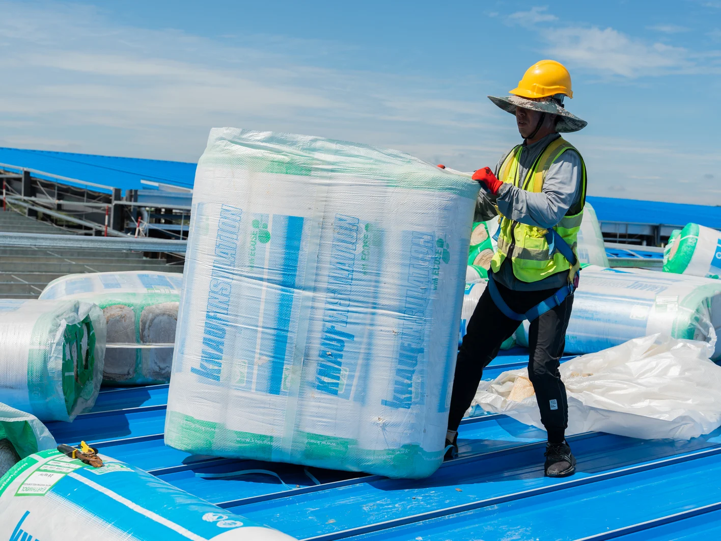 Solar Plant Metal Roofing Roll 