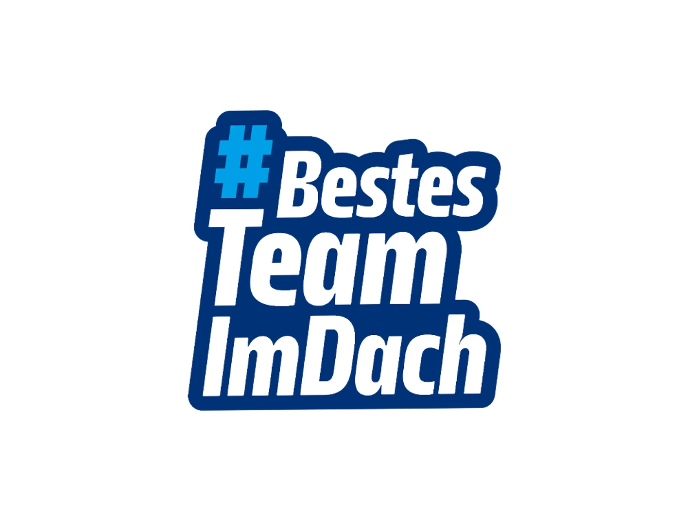 Bestes Team im Dach Logo