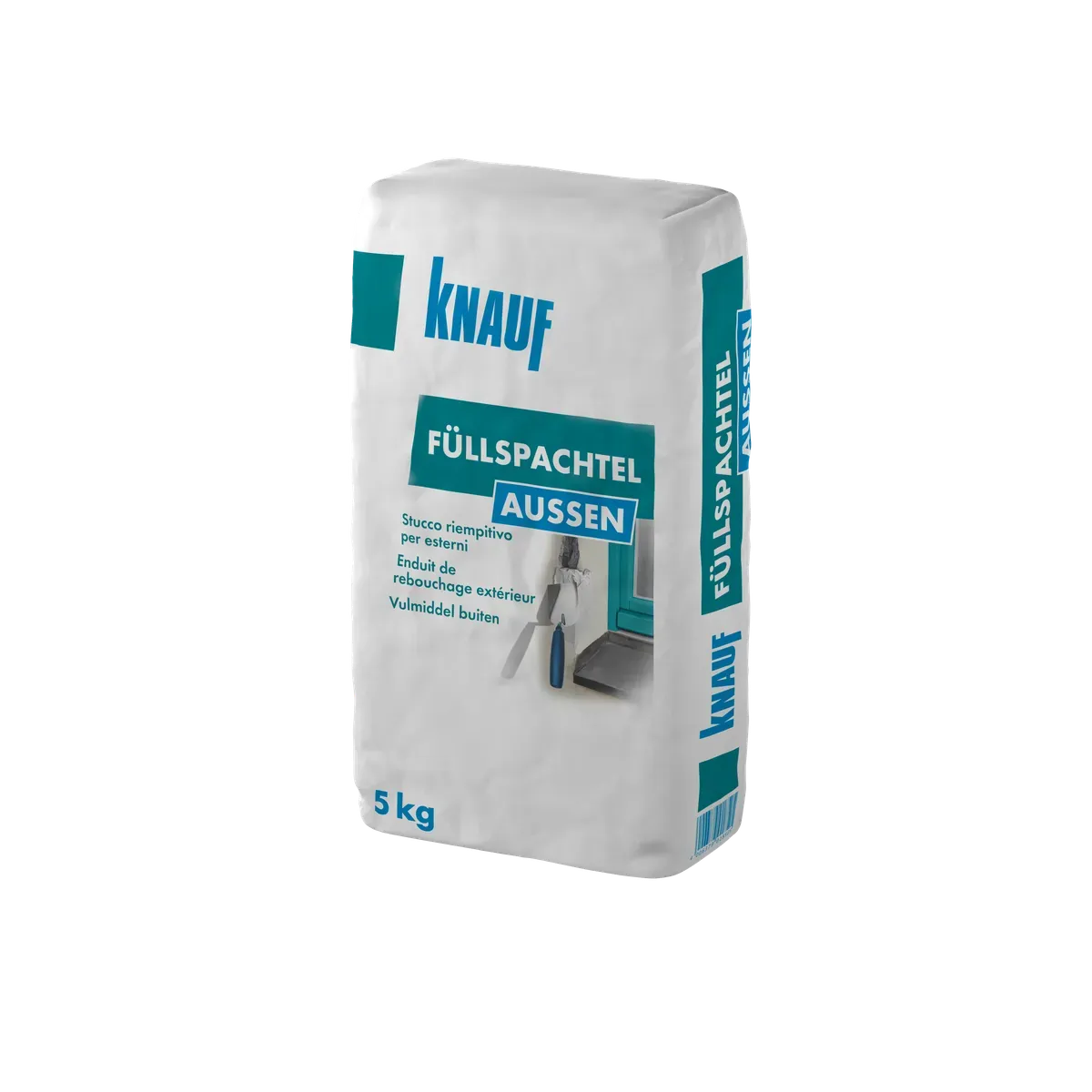 Knauf - 4006379018505_Fuellspachtel-Aussen_front_5kg
