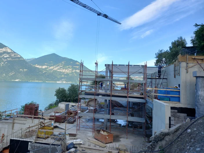 Villa sul lago di Iseo Cantiere  10