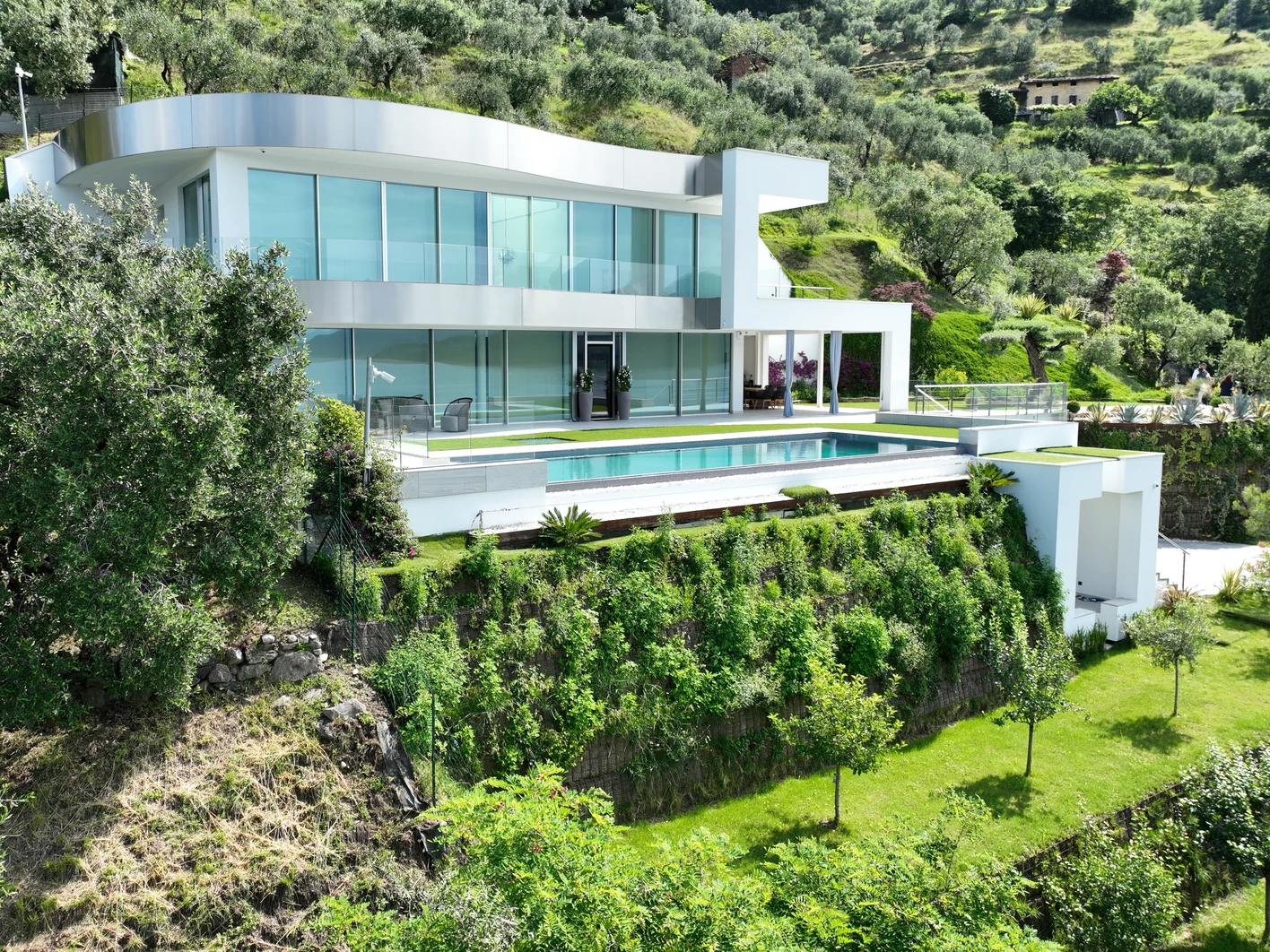 Villa sul lago di Iseo lavori finiti 37