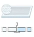 Knauf - Plaza Cubus S15/S24 12,5 - Lochung Cubus-Plaza-A