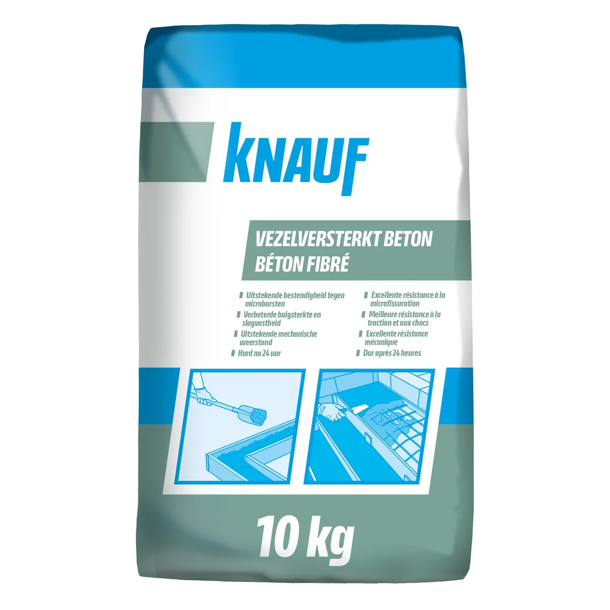 Knauf - Béton fibré - Béton fibré_10kg_PACK-PROD_C1N1