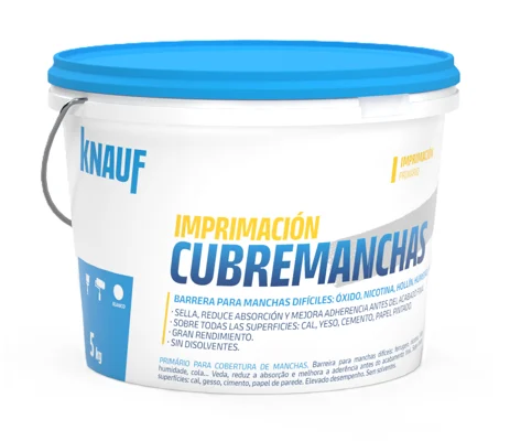 Knauf - Primário para cobertura de manchas - Imprimación cubremanchas frontal silueta