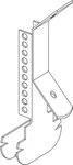 Knauf - מתלה קפיצי דו צדדי לחוט תליה - F47 spring hanging plate