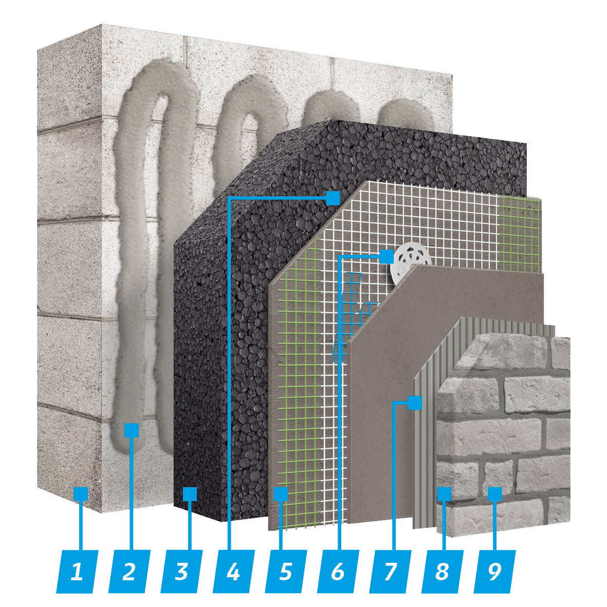Schéma - KOMFORT-WALL - Brick