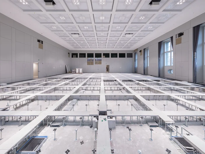 Referenz Stadtschloss Berlin Innenansicht Doppelboden