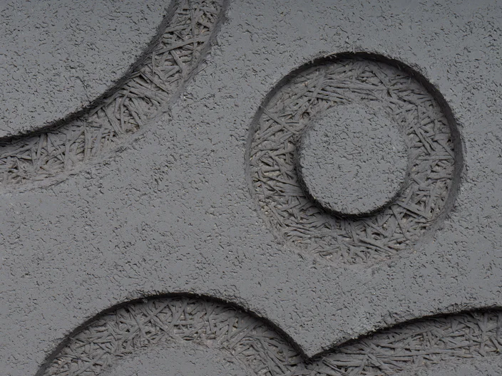 Laine de bois Knauf motif créatif fraisage