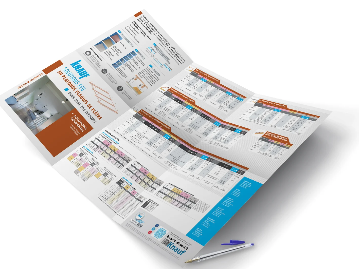 visuel affiche solutions feu plafonds platre