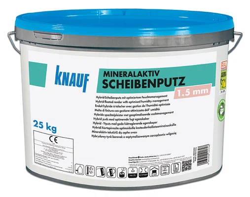 Knauf - MineralAktiv Scheibenputz 1.5 - MineralAktiv Scheibenputz 25kg 1,5mm