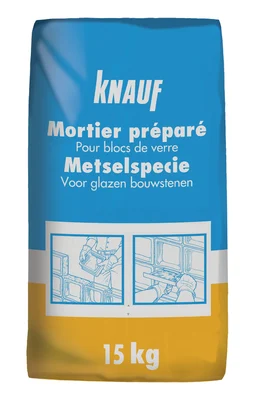 Knauf - Mortier préparé pour blocs de verre - DELETE