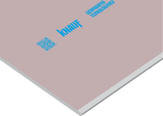Knauf - Гипсокартонный КНАУФ-лист огнестойкий ГСП-DF (ГКЛО) - Knauf qoplama GQP-DF