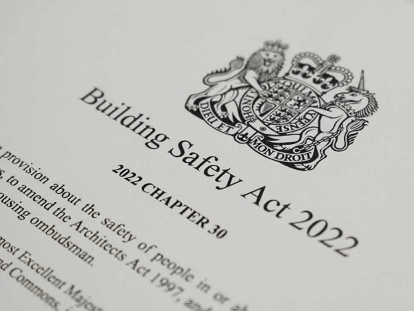 Airless Finish - Building Safety Act