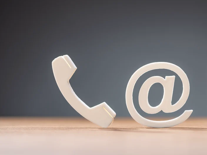 Contact Us Office Inbox Email Concept