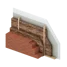 Knauf - Mineral Wool 35 (MW 35) - Voorzetwand_houten staanders vrij geschakeld