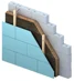 Knauf - SmartFaçade 032 BP - 3d doorsnede gevel