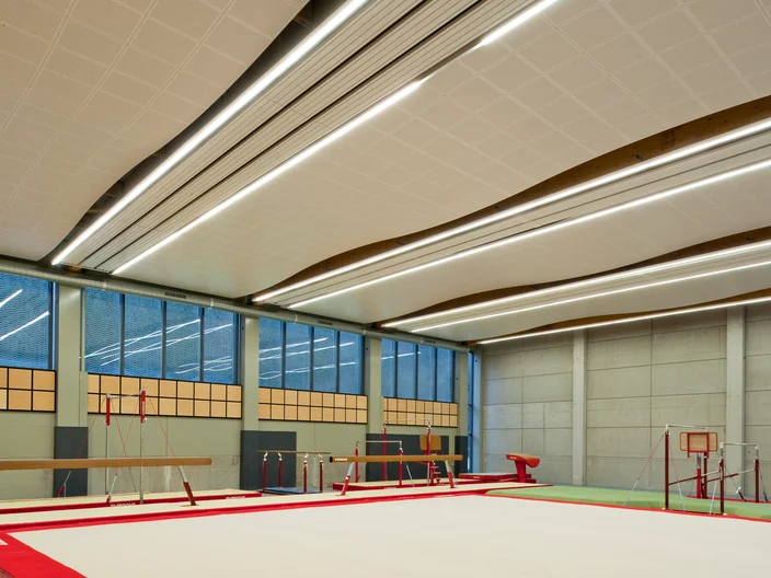 Contrapanel in Gymnasium Sports centre