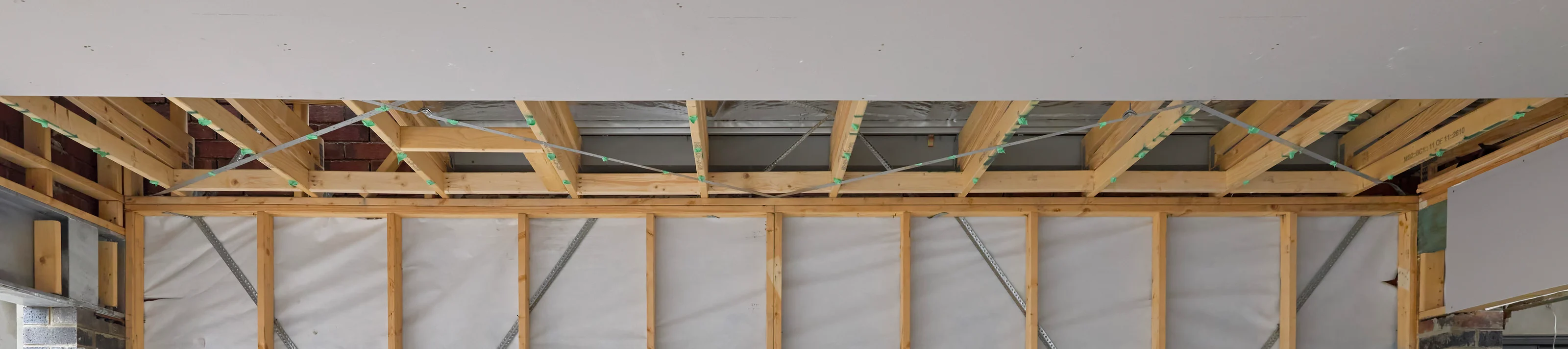 Residential-House-Plasterboard-wall-installation
