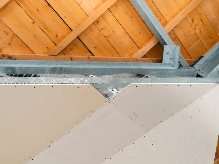 chantier bande de jonction d'angle