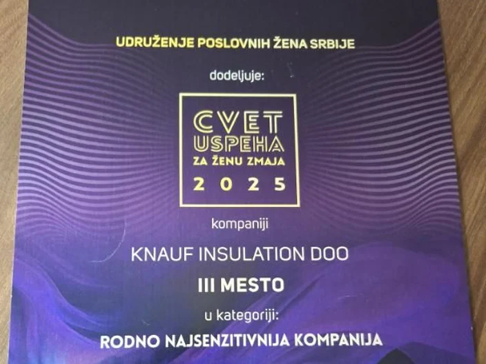Award for Gender Equality KI Serbia