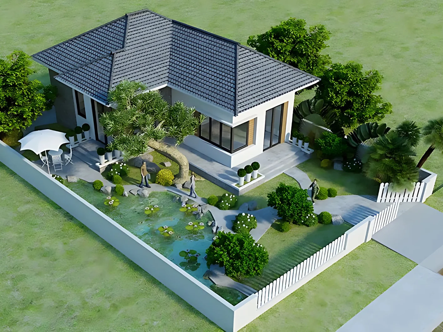 Nhà vườn cấp 4