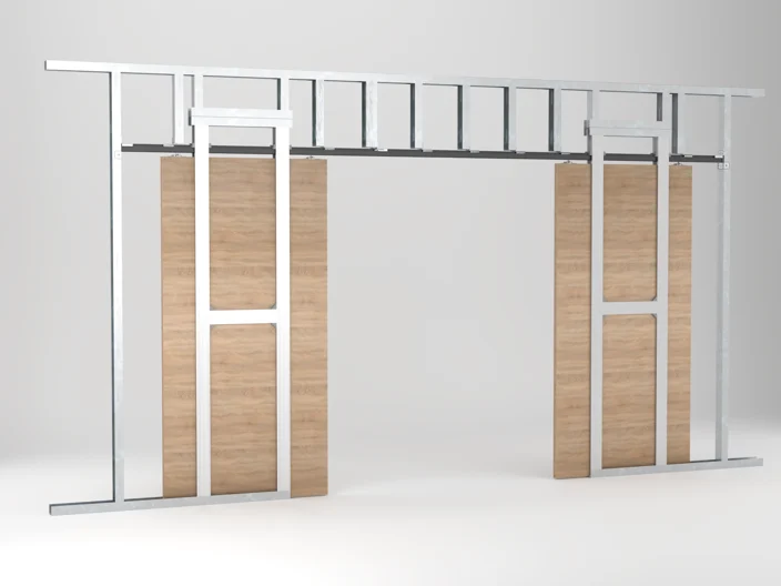 •	W496.de Knauf Pocket Kit – zweiflügelig 