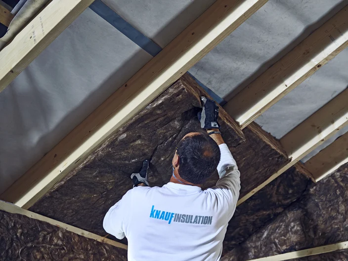 Pitched roof slab