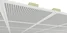 Knauf - Tectopanel Perf. T1 12.5 mm maalaamaton akustiikkalevy seinään tai kattoon - Tectopanel Tangent Ceiling Rendering