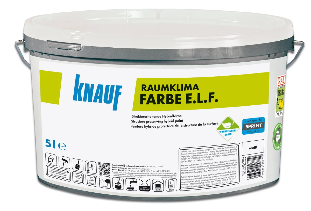 Raumklima Farbe E.L.F. 5l