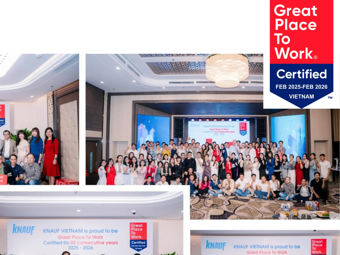 Knauf nhận giải Great Place To Work 2024