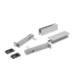Knauf - Pocket Kit Easy Verdeckte Türblattaufnahme - Pocket Kit Easy Verdeckte Türblattaufnahme Holz