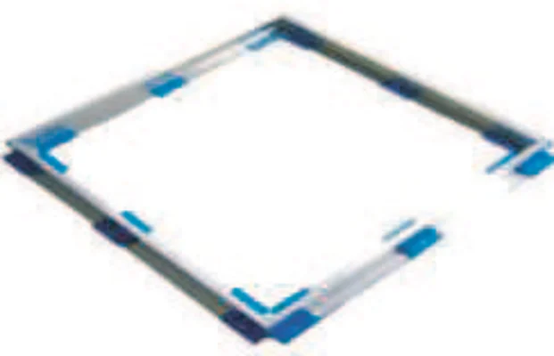 Knauf - Revízny rám GIFAframe UNO - 139306_Revízny rám GIFAframe UNO 600x600 Alu