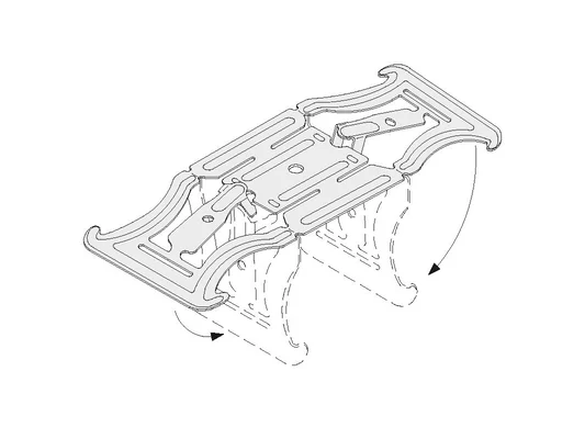 Knauf - ჯვარედინი კონექტორი UA-სთვის CD-ით - 10476 Intersection connector for UA with CD profile