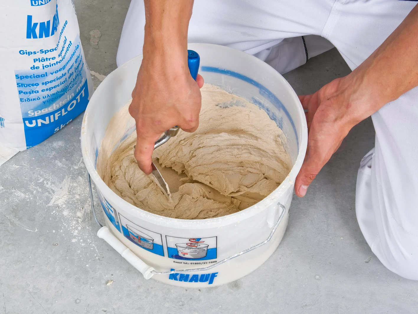 Tarpbutine garso izoliacija - Pirmo sluoksnio siūlių glaistymas - 2