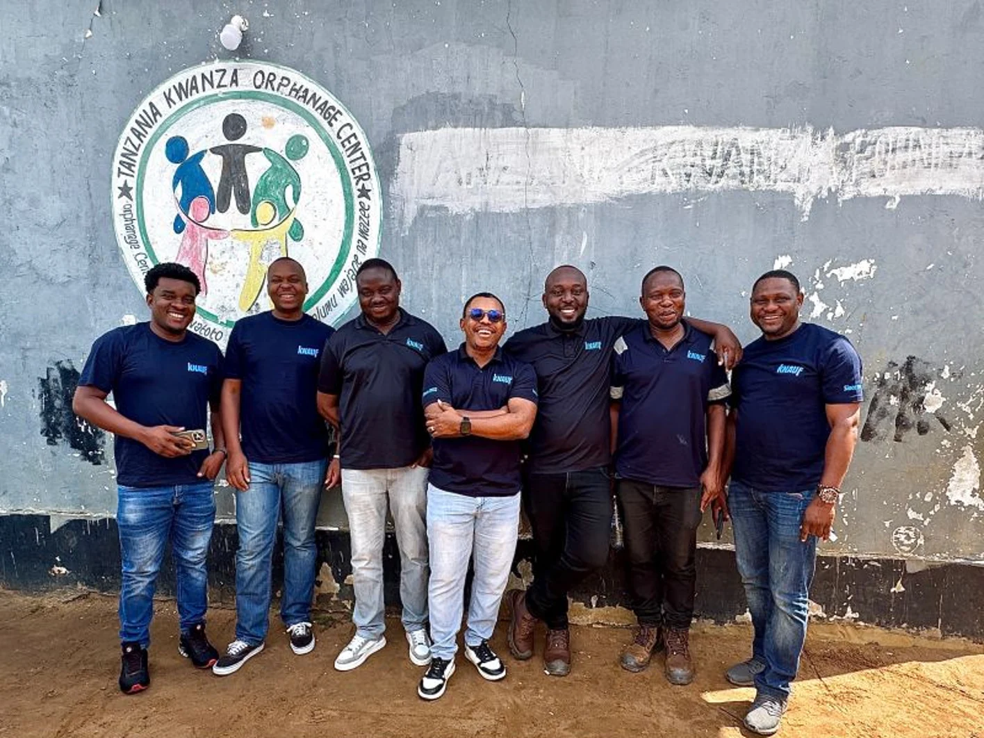 Knauf Fathers at Tanzania Kwanza Orphanage