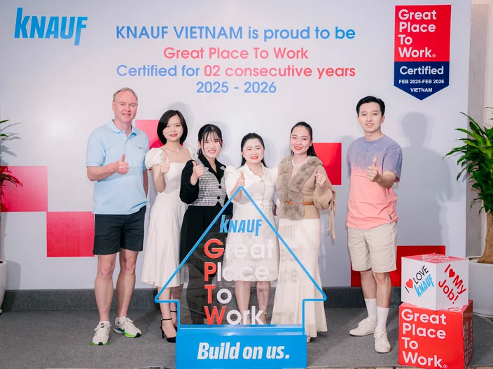 Knauf nhận giải Great Place To Work 2024